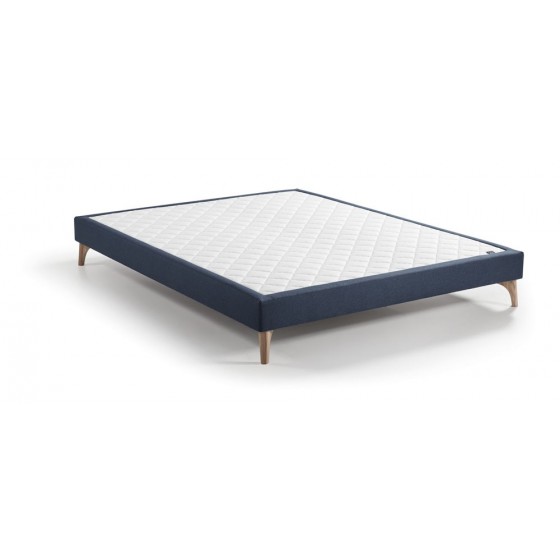 Lit adulte Lit double lit avec espace de rangement Lit 140 x 200 cm Cadre  de lit avec sommier à lattes Lit d'enfant naturel et blanc sans matelas