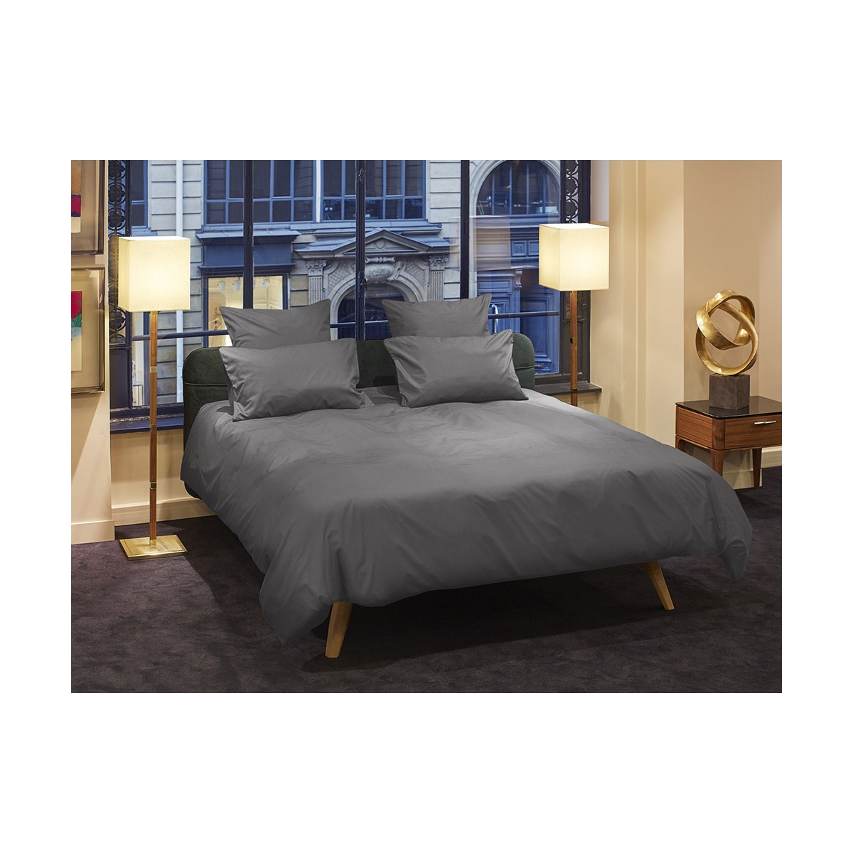 Housse de couette Uni Percale