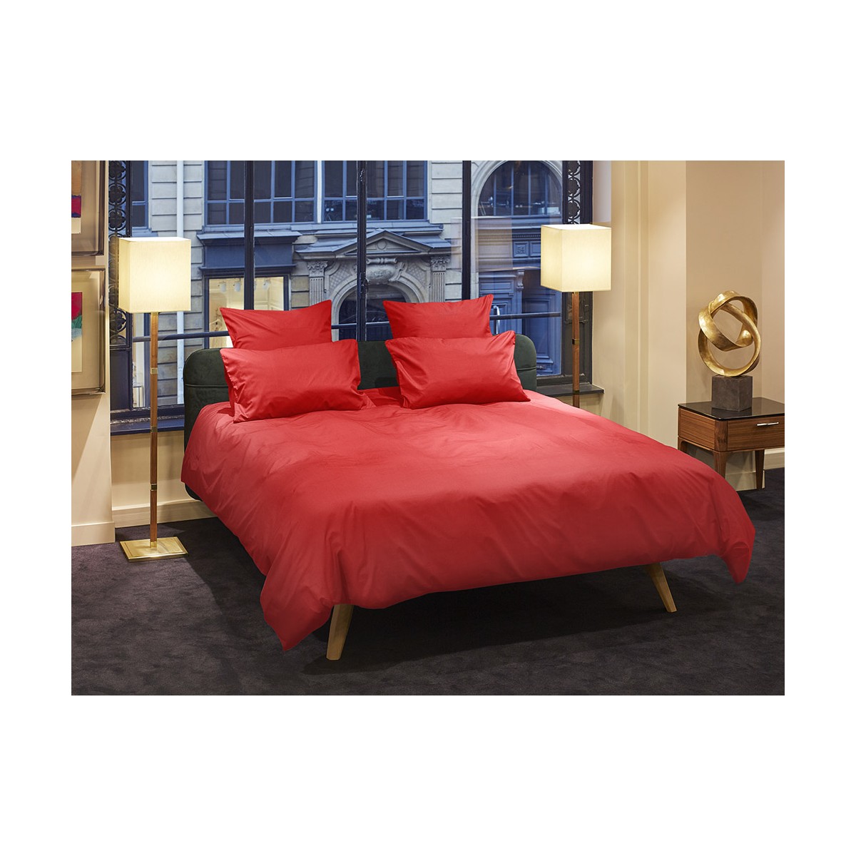 Housse de couette Uni Percale