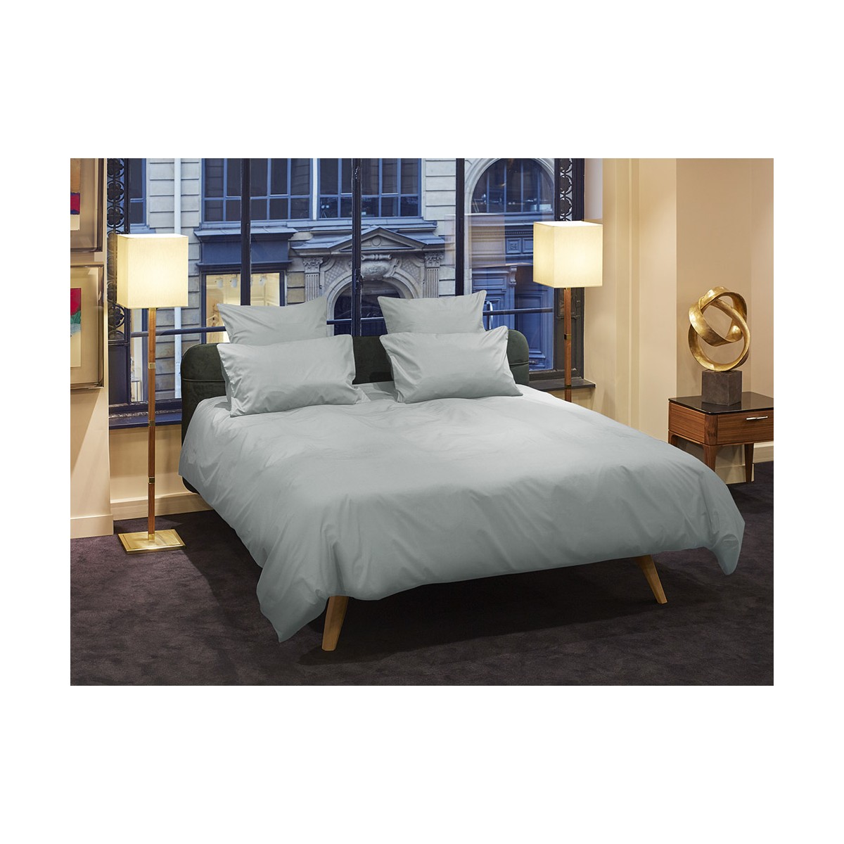 Housse de couette Uni Percale