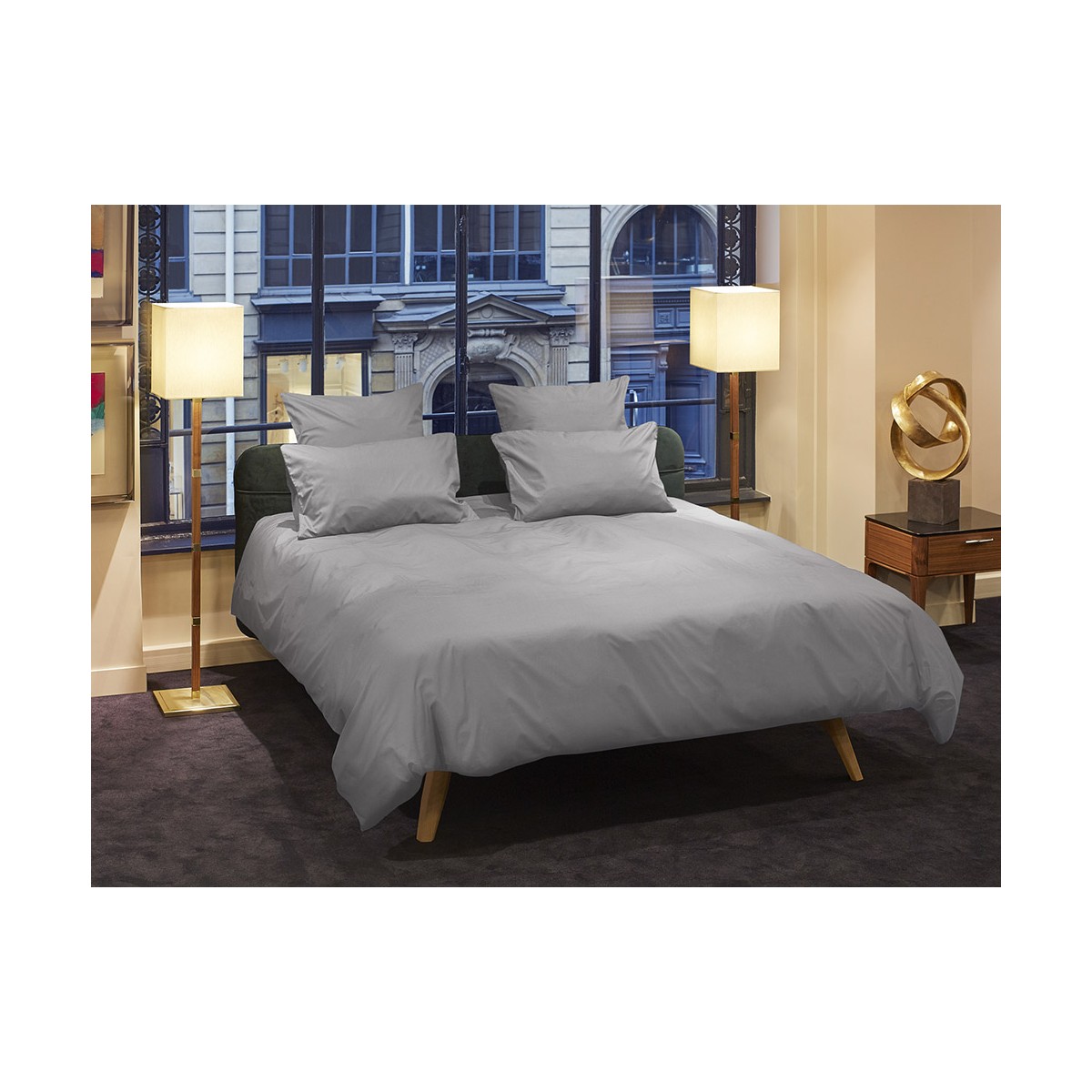 Housse de couette Uni Percale