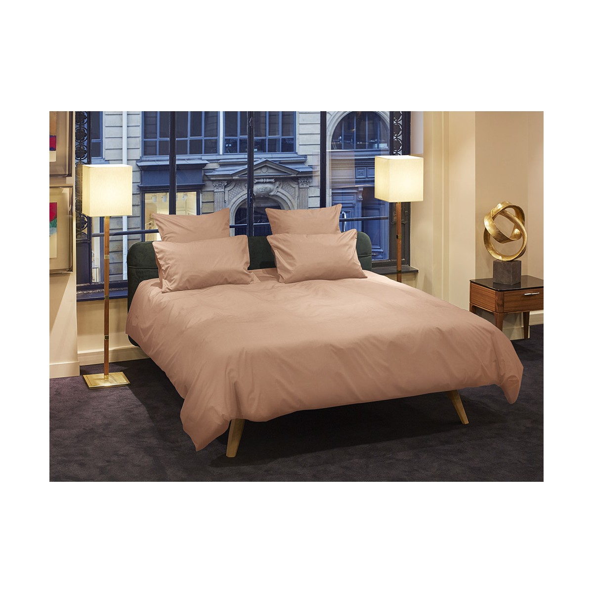 Housse de couette Uni Percale