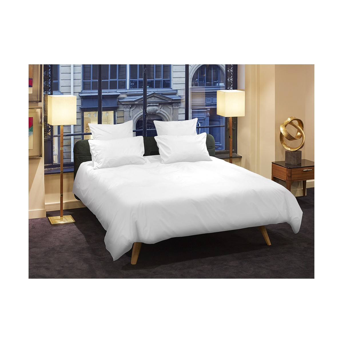 Housse de couette Uni Percale