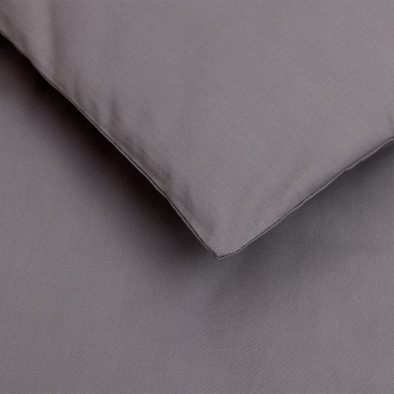 Housse de couette Percale Anthracite