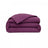 Housse de couette Percale Aubergine
