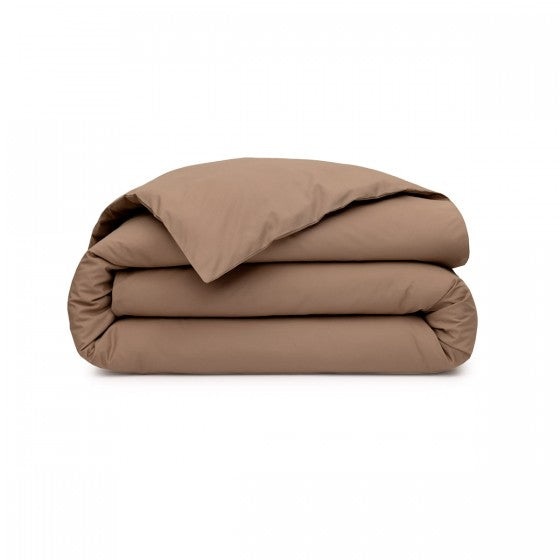 Housse de couette Percale Taupe