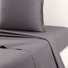 Drap plat Percale Anthracite