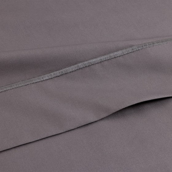 Drap plat Percale Anthracite