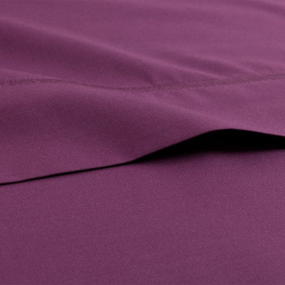 Drap plat Percale Aubergine