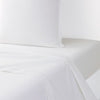 Drap plat Percale Blanc