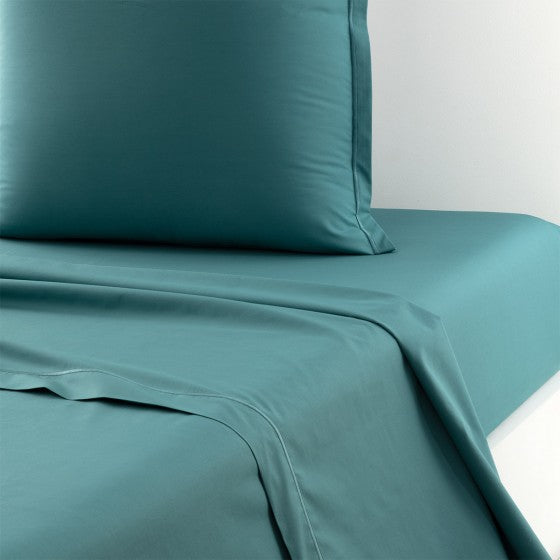 Drap plat Percale Emeraude