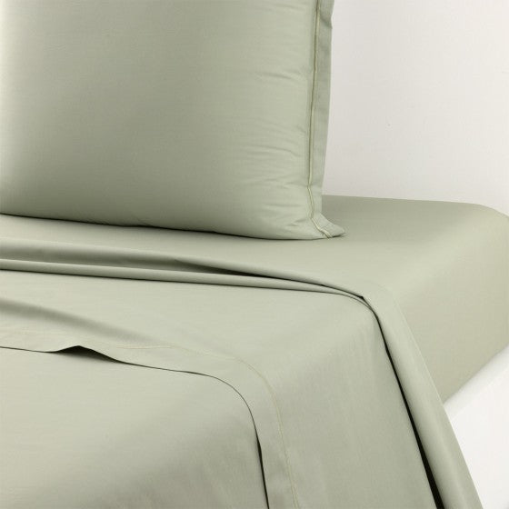 Drap plat Percale Pistache
