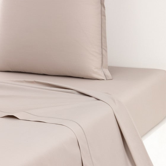 Drap plat Percale Sable