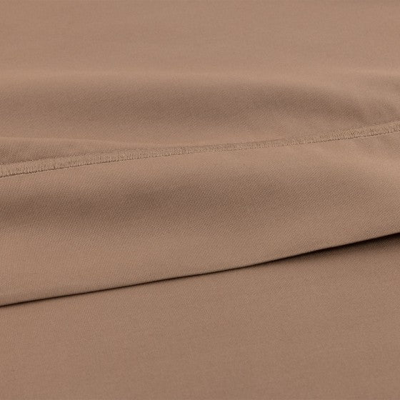 Drap plat Percale Taupe