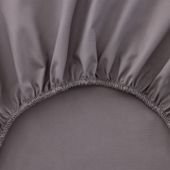 Drap housse Percale Anthracite