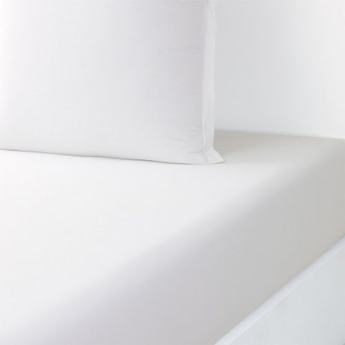 Drap housse Percale Blanc 35