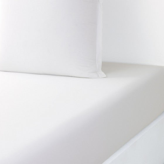 Drap housse Percale Blanc 35