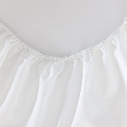 Drap housse Percale Blanc