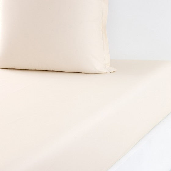 Drap housse Percale Crème 35