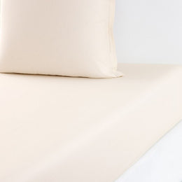 Drap housse Percale Crème