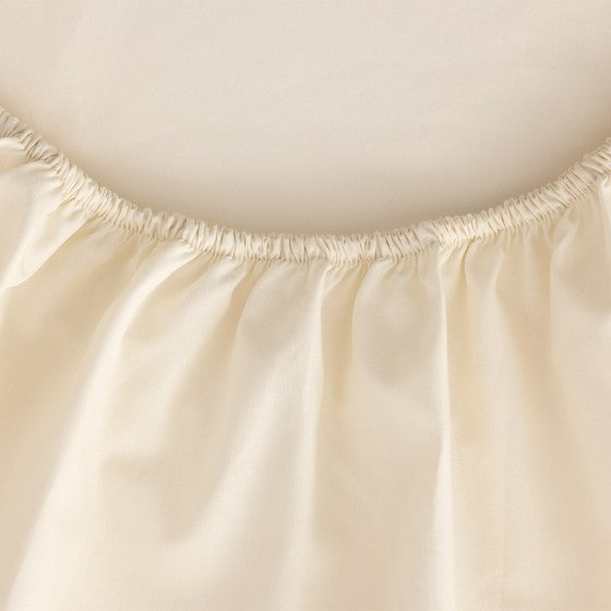Drap housse Percale Crème