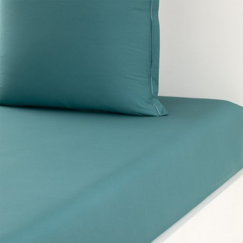 Drap housse Percale Emeraude 35