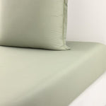 Drap housse Percale Pistache