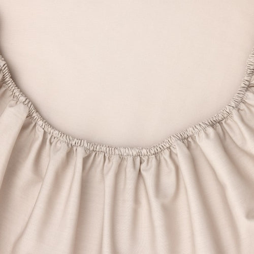 Drap housse Percale Sable