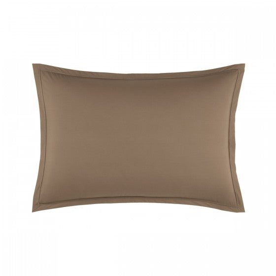 Taie d'oreiller Percale Taupe