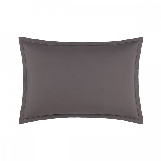 Taie d’oreiller Onéa en percale coloris Anthracite