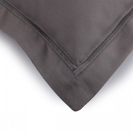 Taie d'oreiller Percale Anthracite