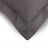 Taie d'oreiller Percale Anthracite