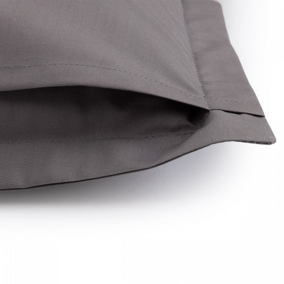 Taie d'oreiller Percale Anthracite