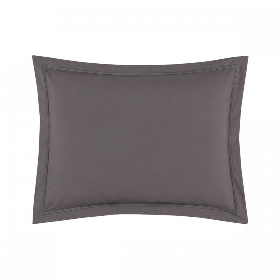 Taie d'oreiller Percale Anthracite