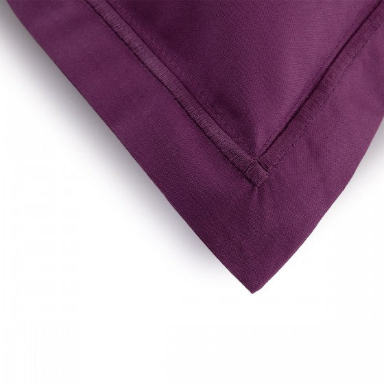 Taie d'oreiller Percale Aubergine