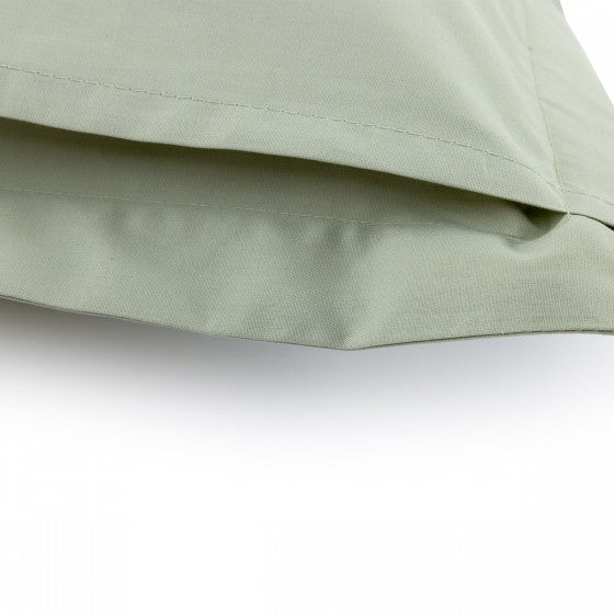 Taie d'oreiller Percale Pistache