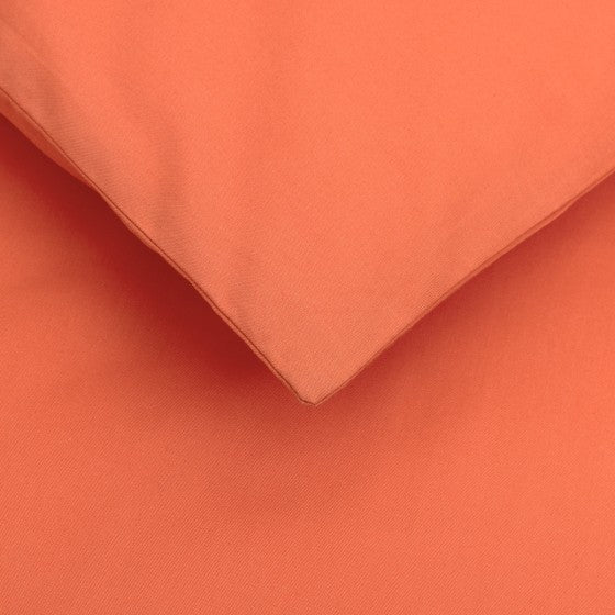 Housse de couette Percale Mandarine