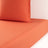 Drap housse Percale Mandarine