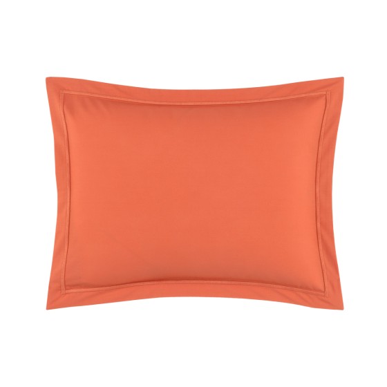 Taie d'oreiller Percale Mandarine