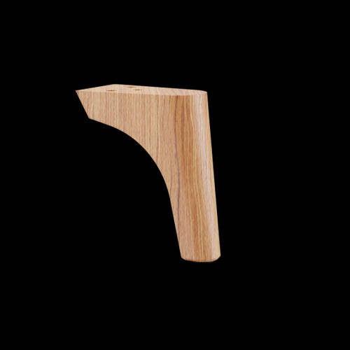 Set 4 pieds Vogue Chêne