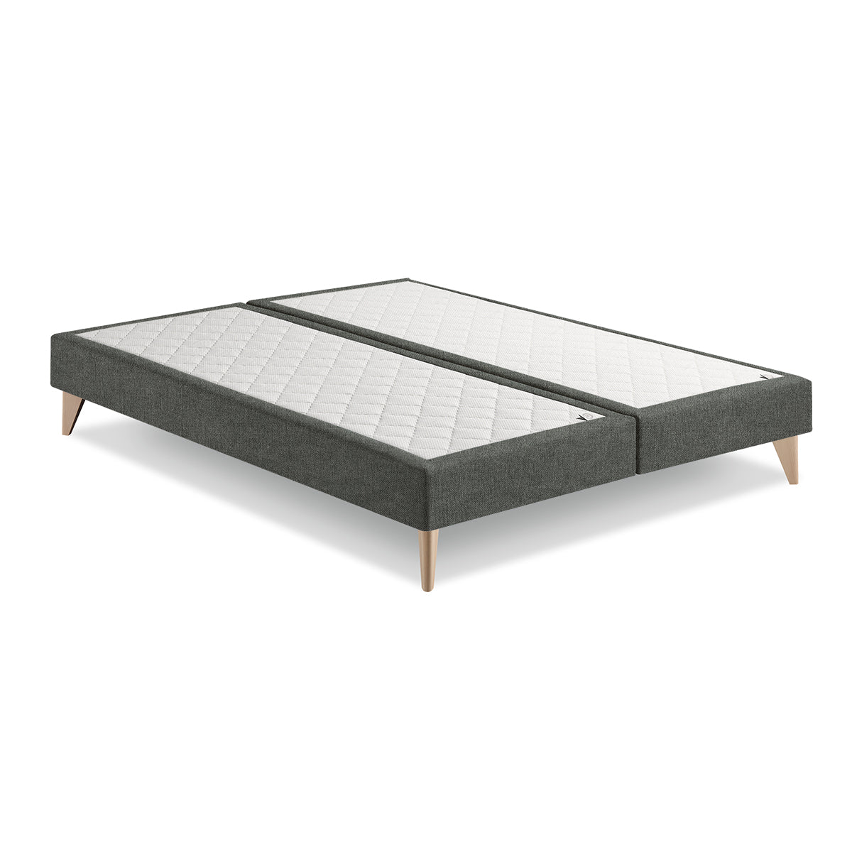 Sommier Tazolattes XL Gris foncé