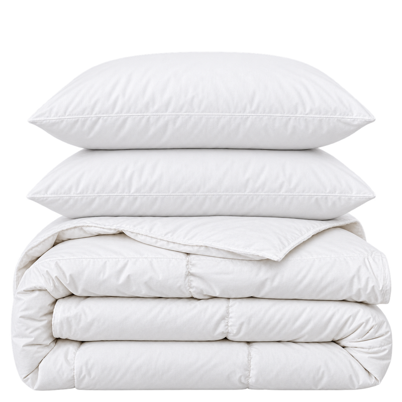 Pack couette & oreillers - Naturel