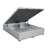 Sommier coffre Alcove Lattes actives - Gris